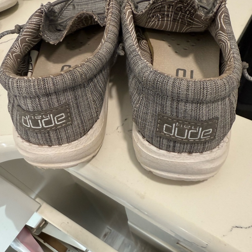 Hey dude boys, size 12 worn once